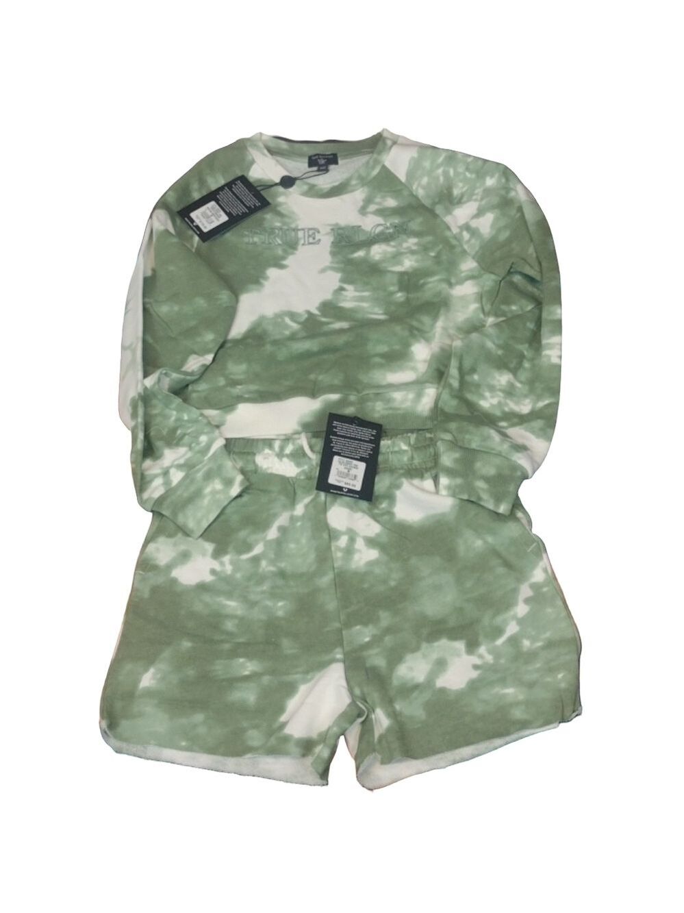 True religion green tye dye lounge set size Med.